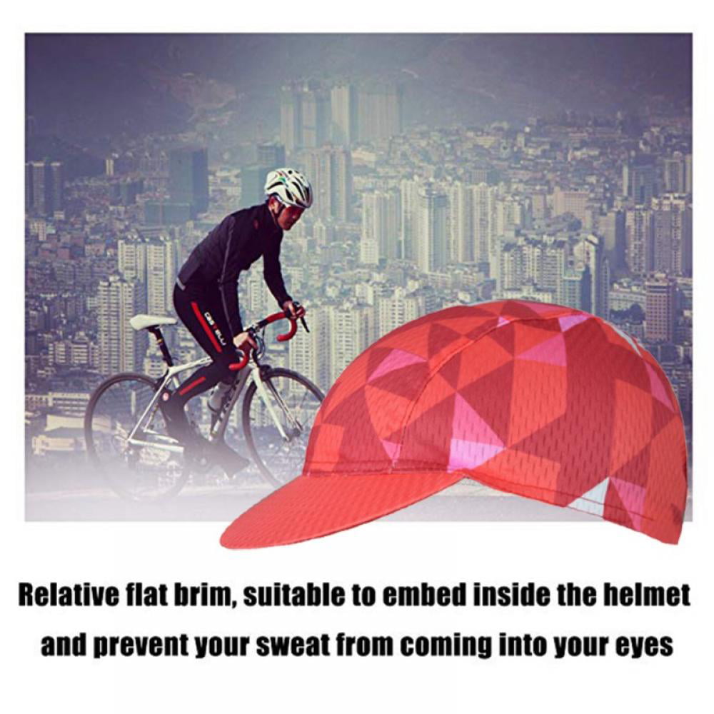 Unisex Cycling Cap Breathable Anti-Sweat Under Helmet Skull Cap Summer Under Helmet Cap for Bike Bicycle Riding