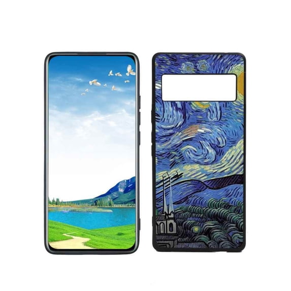 Compatible with Google Pixel 6 Pro(2021) Phone Case, Vincent-Van-Gogh-Iconic-Art-45 Case Silicone Protective for Teen Girl Boy Case for Google Pixel 6 Pro(2021)