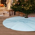thumbnail image 6 of Yiaed Blue Marble Print Christmas Tree Skirt , Tree SkirtsTree Mat for Christmas Winter Holiday Indoor Decorations-30", 6 of 7