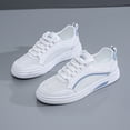 thumbnail image 5 of 2026 Korean-Inspired White Sneakers for Women, Perfect for Summer. These Casual Shoes Are Breathable, Lightweight, And Feature a Soft, Non-Slip Sole, Ideal for Tennis., Women Shoes, 5 of 7