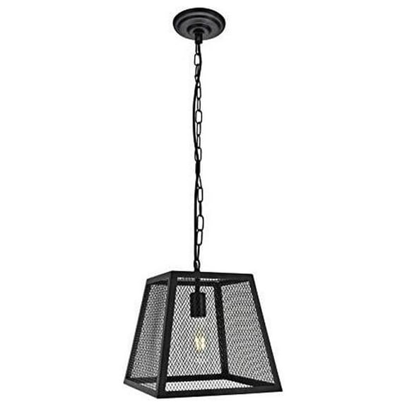 Living District Talon Collection Pendant D11.8 H12.8 Lt:1 Matte Black Finish