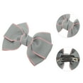thumbnail image 3 of Unique Bargains 1 Pc Elegant Bow Hair Clips for Home Gray, 3 of 5
