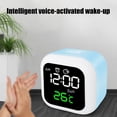 thumbnail image 4 of Travel Alarm Clock Qwtwty Digital Electronic Clock LED Display Electronic Clock Stereo Digital Display Snooze Alarm Clock 12/24H Change Countdown, 4 of 6