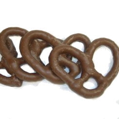 Wockenfuss Candies Sugar Free Milk Chocolate Pretzels, 10 pieces