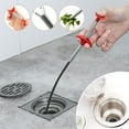 thumbnail image 7 of 61 Inch Drain Snake Hair Drain Clog Remover Tool - Sink Drain Cleaner for Toilet Sewer Shower Kitchen Bathroom Tub Clogged Drains Opener Cleaning Tool, Flexible Grabber Claw Pick Up Reacher Tool, 7 of 7