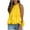 Yellow, variant on Viikei Tank Top for Women Sleeveless Tops Plus Size Fashion Printed Halter O-Neck Tank Sleeveless Casual Tee Tops Blouse