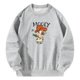 thumbnail image 2 of Sudadera para mujer, jersey gris, estampado informal, disfraces de poliéster, ropa deportiva, camisetas de manga larga para otoño, uso diario en la , S S Yinane Camisa de entrenamiento, 2 of 8