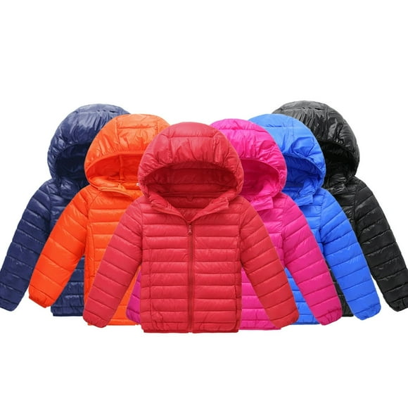 Winter Coat for Kids Boys Girls Premium Lightweight down Jacket Outerwear Toddler Long Sleeve Coat 1-16 Years Old