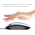 thumbnail image 4 of keepw Wired  for Ultra-thin Mini Mouse Desktop Computer Laptop Matte Black White Cute Ergonomic Gaming Mouse Black, 4 of 6