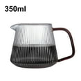 thumbnail image 2 of Travelwant 350ML/500ML High Borosilicate Glass Milk Frothing Pitcher with Measurement, Hammer Heat Resistant Glass Milk Coffee Cappuccino Latte Art Steaming Pitcher, 2 of 7