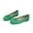 Green, variant on Women's Bow Ballet Flats for Dressy, Comfortable Low Heel Closed Square Toe Slip On Shoes for Party Wedding Vacation