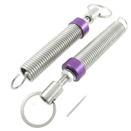 Pair Sliver Tone Metal Self Working Car Trunk Lid Lifting Spring Device