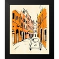 thumbnail image 2 of Warren, Annie 12x14 Black Modern Framed Museum Art Print Titled - Euro Voyage III, 2 of 5