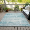 thumbnail image 6 of Addison Rugs Chantille Indoor/Outdoor Transitional Modern Teal Washable Rectangle Rug, 9' x 12', 6 of 6