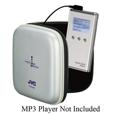 JVC SPAP200S Case For Portable Audio Player With Built In Nxt Flat-panel Speaker Technology In (Best Flac Audio Player)