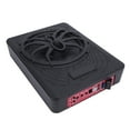 thumbnail image 1 of Upgraded 800W Slim Under  Powered Car Subwoofer, Car Truck Audio Sub for Outstanding Heat Dissipation, LED Ambient Light Excellent Heat Dissipation Space Saving for Car, 1 of 7