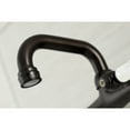 thumbnail image 3 of Kingston Brass KS512ORB Kingston Two-Handle 2-Hole Wall Mount Bar Faucet in Oil Rubbed Bronze, 3 of 8