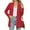 Red, variant on Lightweight Cardigans for Women Long Sleeve Open Front Tops Casual Loose Fall Cardigan with Pockets