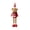 A, variant on Christmas Bear Table Ornament With Retractable Legs, Xmas Stretchable Standing Bear Stuffed Figurine for Christmas Party Winter Display Showcase Decor,A