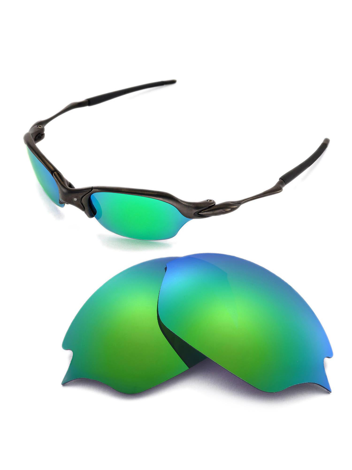 Walleva Ice Blue Polarized Replacement Lenses for Oakley Romeo   Sunglasses 