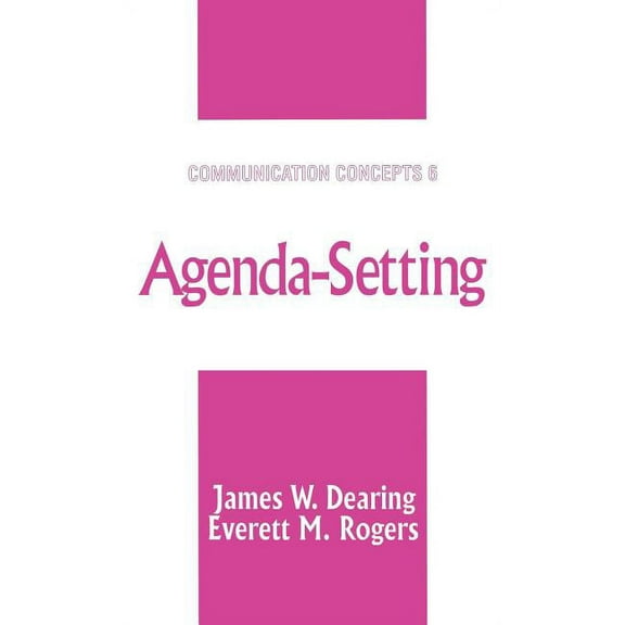 Communication Concepts Agenda-Setting, Book 6, (Hardcover)
