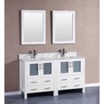 thumbnail image 2 of Breakwater Bay Ludwick 59'' Double Bathroom Vanity Set with Mirror, 2 of 2