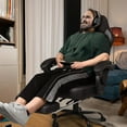 thumbnail image 5 of Bossin Big and Tall Gaming Chair 400lb Weight Capacity,Gamer Chairs for Adults,Video Game Chair wth Footrest,Racing Style Computer Gamer Chair with Headrest and Lumbar Support, 5 of 7