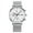 Silver white, variant on Fashion Men's Watches Top Brand Luxury Mesh Steel Sport Quartz Chronograph Wristwatch Waterproof Relogio Masculino