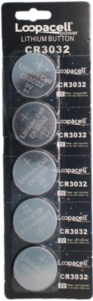 Loopacell CR3032 CR 3032 Lithium 3V 5 Batteries