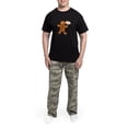 thumbnail image 5 of CafePress - Oh Snap Gingerbread Man Men's Dark Pajamas - Men's Dark Loose Fit Cotton Pajama Set, 5 of 7