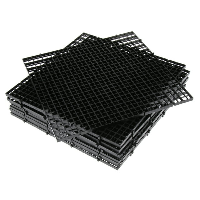 10 Uds acuario placa de aislamiento divisor filtro patition red Negro Sunnimix Placa de aislamiento del tanque de peces