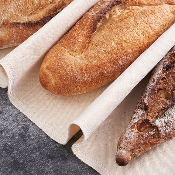 Bakers Couche And Proofing Cloth Linen For Bread Dough Baking Shaping Tool For Baguettes, Loaves