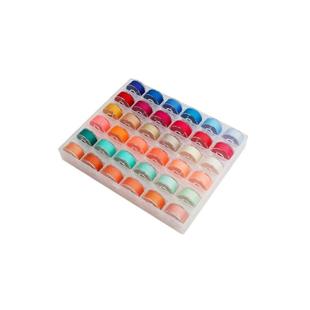 Yuarrent Soporte para hilo, costura a medida, bobinas de almacenamiento de hilo dental, 36 rejillas, organizador portátil, bobinadora de confección De coser tipo 3 Yuarrent HA073330-03