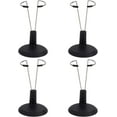 thumbnail image 1 of 4Pcs Black Doll Stand Bracket Support for Bears and Fashion Dolls, Portable Storage Rack for Home, 3.93*2.16*0.78Inch, 1 of 8