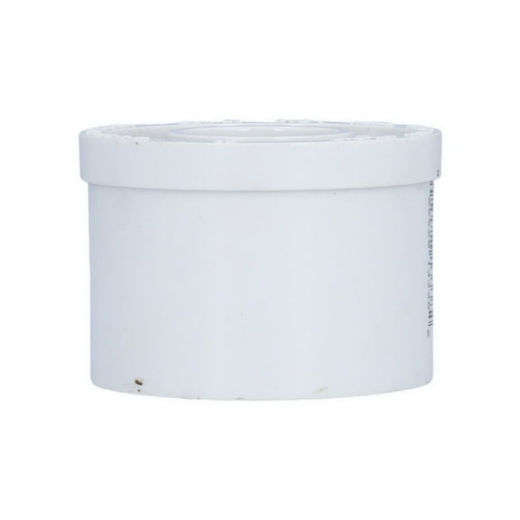 Lasco 437248BC Reducing Bushing, 2 x 3/4 in, Spigot x Slip, PVC, White, SCH 40 Schedule
