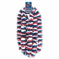 thumbnail image 2 of Beistle 2" x 36" Soft-Twist Patriotic Poly Lei Red/White/Blue 100/Pack 66366-100, 2 of 2