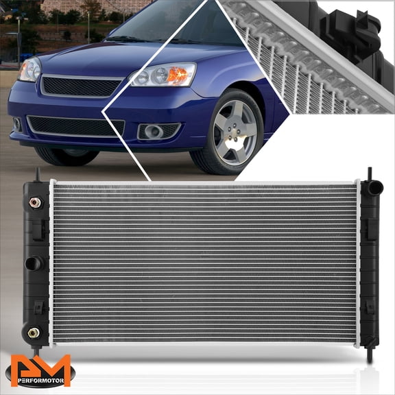 PM PERFORMOTOR Aluminum Core OE Style Cooling Radiator for 04-08 Chevy Malibu 2.2L DPI-2765