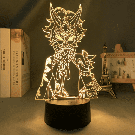 

Night Lights Gifts 3D Lamp with 16 Colors Changing Touch and Remote Control（Genshin-20）