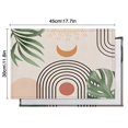 thumbnail image 6 of Orange Boho Geometric and Plant Pattern Summer Placemats Table Placemats Set Of 4-Linen Kitchen Washable Placemats Table Mats 11.8"x17.7" Non-Slip Heat Resistant, 6 of 6