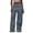 Light Blue, variant on Baggy Jeans for Women Vintage Boyfriend Fit, Mid-Low Waist Loose Hip Hop Style Denim Pants with Retro Wash,Beige L