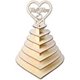 thumbnail image 1 of Mr & Mrs Ferrero Rocher - Soporte para tartas de 7 niveles con forma de corazón personalizado JFHHH pequeña, 1 of 4