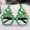 Green, variant on Only Moment Sunglasses-Women Non-Woven Fabric Vintage 70S Double Bridge Sun Glasses Red One Size