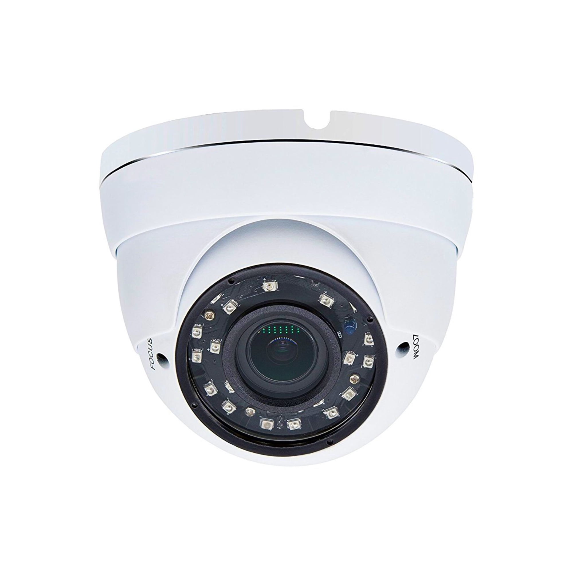 EVERTECH 1080p HD Security CCTV Camera 4-in-1 TVI/AHD/CVI/Analog (960H/CVBS) Day Night Vision Outdoor Indoor Weatherproof Wide Angle Manual Zoom CCTV Security Surveillance Camera