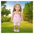 thumbnail image 5 of 18 Pcs Doll Clothes Accessories for 18 Inch American Dolls, 10 Complete Doll Clothing Sets, Doll Dance Costumes, Minie Pattern Clothes, , Summer Holiday Outfits for Girl Dolls, 5 of 8