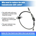 thumbnail image 5 of Car Automatic Transmission Gear Shifter Cable No.52060164AC/52060164AD for Jeep Wrangler 2007-2010, 5 of 6
