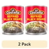 (2 pack) La Costeña Canned Refried Black Beans, 20.5 oz