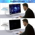 thumbnail image 5 of Jous 24 inch Computer Privacy Screen for 16:9 Aspect Ratio Widescreen Monitor, Eye Protection Anti Glare Blue Light Filter, Removable Anti-Scratch Protector Film, 5 of 8