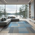 thumbnail image 2 of ODIKA 6'x9' Washable Area Rug With Modern Striped Panels And Minimalist Accent Lines Abstract Colorblock for Family Room, Living Mater Bedroom, Non-Slip, Easy Care, 2 of 7