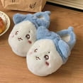 thumbnail image 5 of Kawaii Chiikawa Plush Slippers Anime Usagi Home Shoes Cartoon Warm Soft Non Slip Indoor Floor Slippers Bedroom Warm Slippers, 5 of 18
