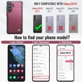 thumbnail image 2 of Allytechgroup Wallet Case for Samsung Galaxy S24 FE with Credit Card Holder, [RFID Blocking] [Camera Screen Protection] PU Leather Magnetic Clasp Kickstand Shockproof Protective Case, Winered, 2 of 10